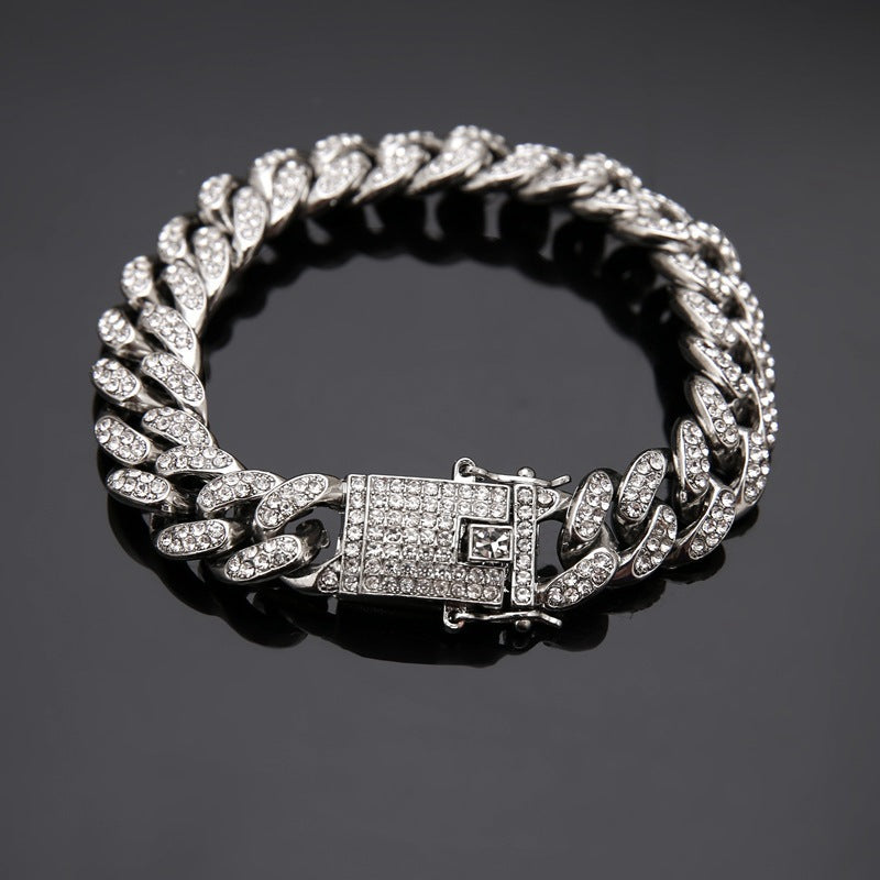 Cuban Bracelet Diamond Hip-Hop Jewelry