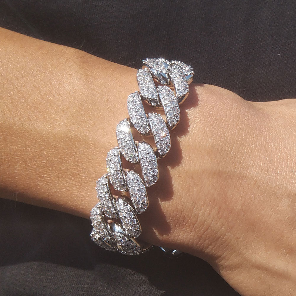 Cuban Bracelet Diamond Hip-Hop Jewelry