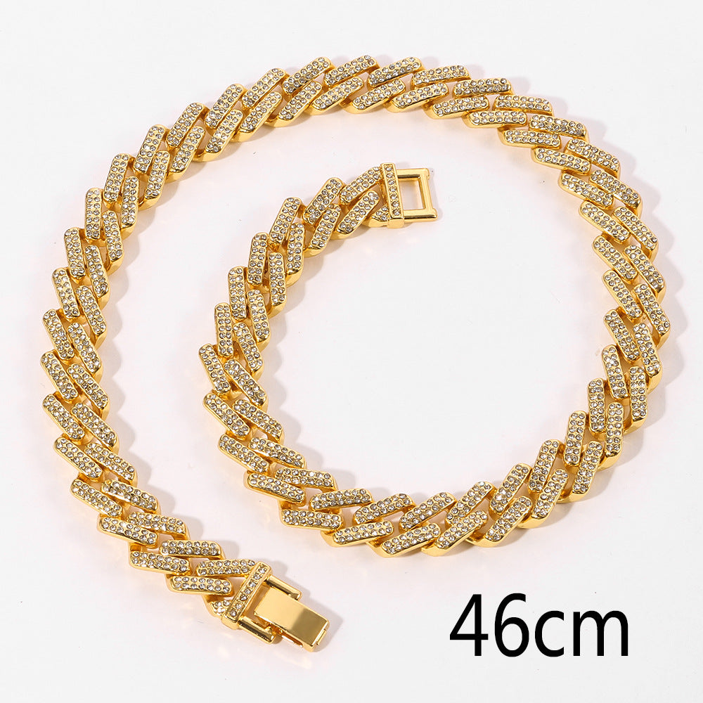 Men's Diamond Plating Vintage Alloy Chain/Bracelet