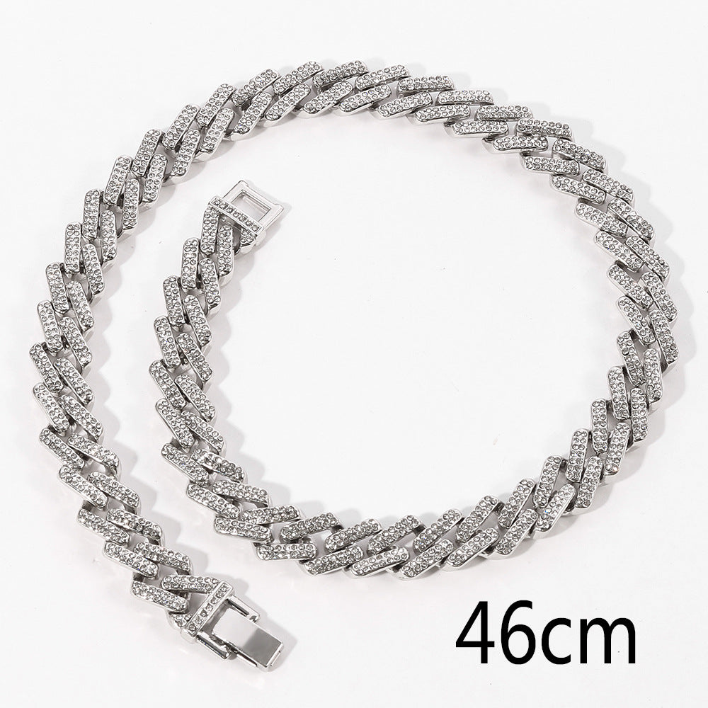 Men's Diamond Plating Vintage Alloy Chain/Bracelet