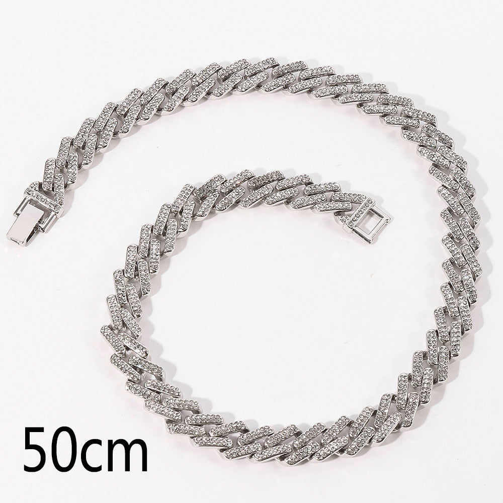 Men's Diamond Plating Vintage Alloy Chain/Bracelet